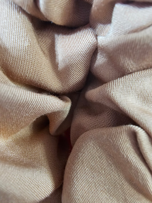 Bamboo Silk Large Scrunchie - Blush